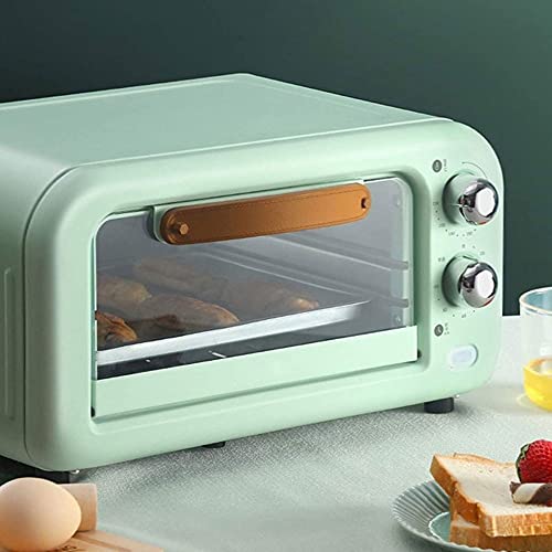 UOOD Electric Oven Home Baking Multi-function Electric Oven Smart Mini 12L Small Oven, Mini Multi-Functioning Retro Toaster Oven