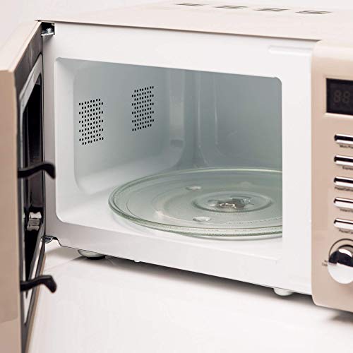 Haden Cotswold Putty 800W Microwave Oven - 20-Litre Capacity, 5 Power Levels, Digital Control, 60 Min Timer, Easy-to-Clean Interior, Defrost/Express Functions, Stainless Steel Housing