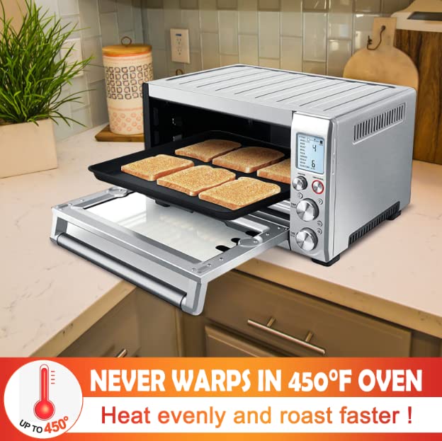 11" × 11" Baking Pan for The Smart Oven BOV800XL, Breville Toaster Oven Air Accessories Fit Smart Oven Pro BOV810BSS, Smart Oven Pro BOV845BSS and The Smart Oven Air BOV900BSS