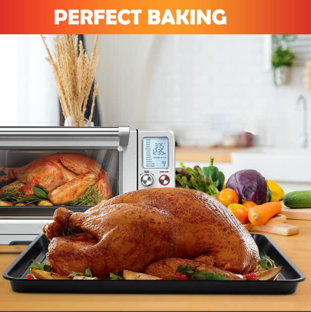 11" × 11" Baking Pan for The Smart Oven BOV800XL, Breville Toaster Oven Air Accessories Fit Smart Oven Pro BOV810BSS, Smart Oven Pro BOV845BSS and The Smart Oven Air BOV900BSS