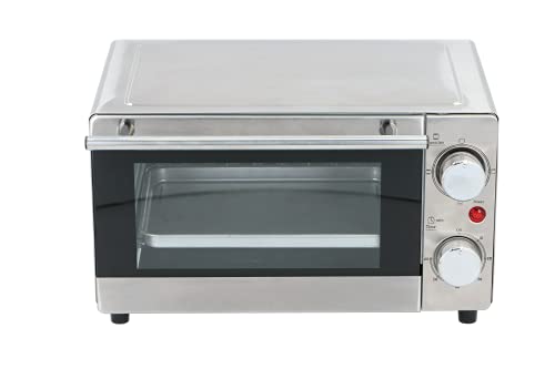 All Ride Mini Oven - Electric: 24 Volt via Cigarette Lighter - for Trucks, Motorhomes or Boats - 300 Watt - 9 Liter - Stainless Steel