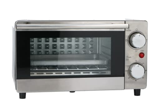 All Ride Mini Oven - Electric: 24 Volt via Cigarette Lighter - for Trucks, Motorhomes or Boats - 300 Watt - 9 Liter - Stainless Steel