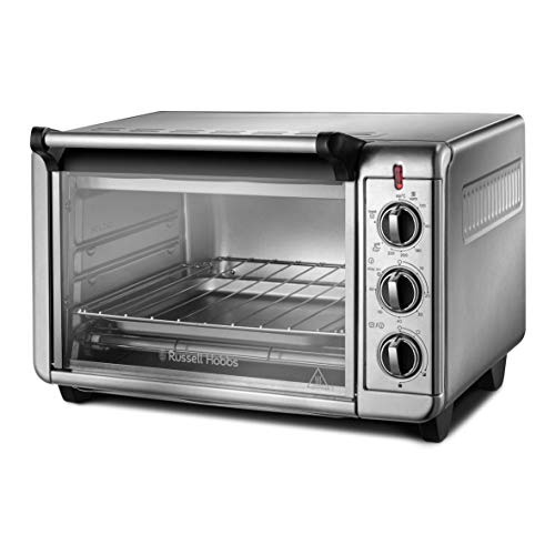Russell Hobbs 26090 Express Mini Oven - Countertop Electric Oven and Grill, 2.5x Faster than a Conventional Oven, 1500 Watts, Stainless Steel