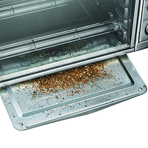 Russell Hobbs 26090 Express Mini Oven - Countertop Electric Oven and Grill, 2.5x Faster than a Conventional Oven, 1500 Watts, Stainless Steel