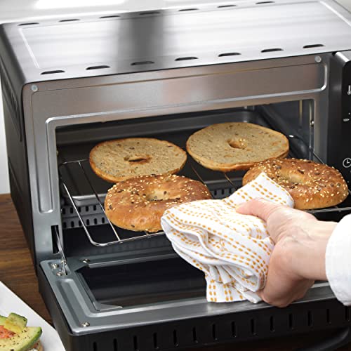 Salter® EK4358 10L Mini Oven, Compact & Portable Electric Countertop Toaster Oven, Ideal For Holiday Homes/Caravans, With Baking Tray & Wire Rack, Variable Temperature 100-230°C, 60 Minute Timer, 650W