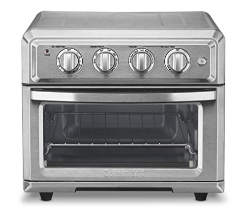 Cuisinart Air Fryer + Convection Toaster Oven by Cuisinart, 7-1 Oven with Bake, Grill, Broil & Warm Options, Stainless Steel, TOA-60