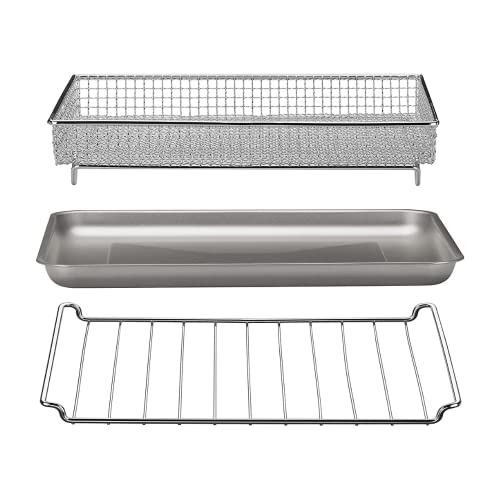 Cuisinart Air Fryer + Convection Toaster Oven by Cuisinart, 7-1 Oven with Bake, Grill, Broil & Warm Options, Stainless Steel, TOA-60