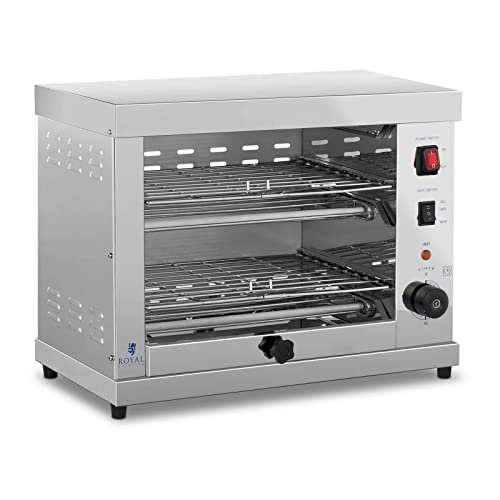 Royal Catering - RCET 360 - Electric Toaster Oven - 3250 W (Stainless Steel, 50-300 °C)