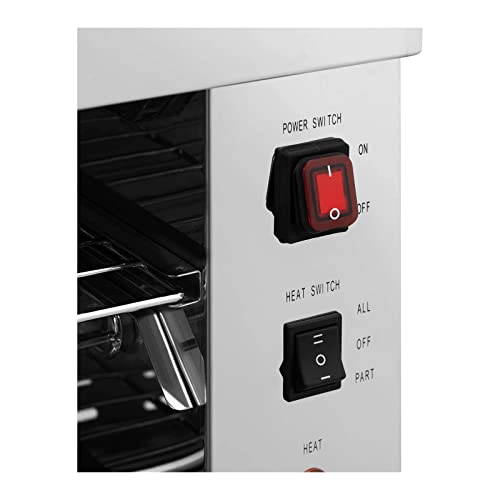 Royal Catering - RCET 360 - Electric Toaster Oven - 3250 W (Stainless Steel, 50-300 °C)