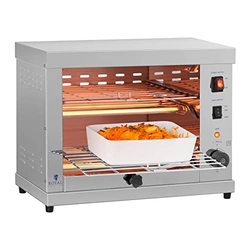 Royal Catering - RCET 360 - Electric Toaster Oven - 3250 W (Stainless Steel, 50-300 °C)