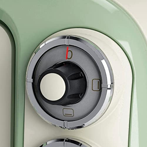 Ariete Vintage 97904 Mini Oven, 18 Litre Capacity, 1380 Watts, 3 Cooking Positions, Aluminium Baking Tray, 60 Minute Timer, Green