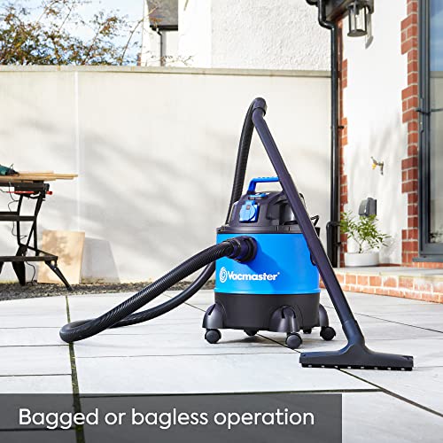 Vacmaster Multi 20 PTO Wet & Dry Vacuum Cleaner, 20 litre, 1250W motor, power take off socket, ideal for DIY, garage and car cleaning, 2 year guarantee