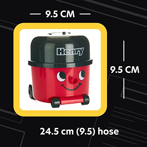 Paladone PP2500HH Henry Hoover Desk Vacuum-Novelty Desktop Cleaner, Red