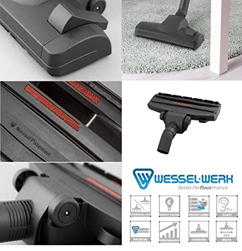 Akitas 800W Powerful Bagless Cylinder Vacuum Cleaner Hoover With German Wessel Werk Nozzle Head hard floor carpet