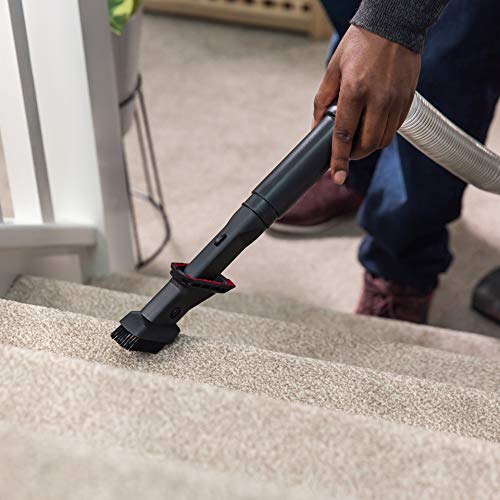 Russell Hobbs RHUV5101 ATHENA2 Upright Vacuum in Grey and Blue - Swivel Floorhead - 9 m Cleaning Radius - 2 Year Guarantee