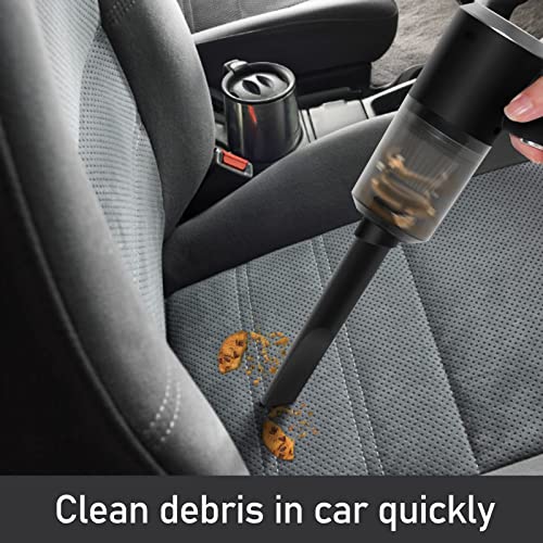 SUMEI Rechargeable Keyboard Vacuum Cleaner Cordless, 42W 3.5Kpa Powerful Hand Held Desk Vacuum Cleaner（with LED Light）,Usb Mini Hoover for Car,Pet,Pc,Computer,Laptop,Desktop,Keyboard Cleaning