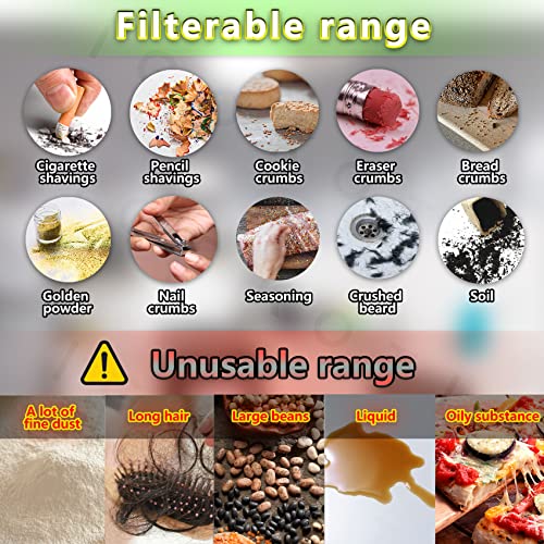 IGOKOTI Desk Vacuum Cleaner Mini Rechargeable Desktop Dust Handheld Cordless Vacuum Cleaner Tabletop Desktop Vacuum Sweeper Energy Saving Design (White)