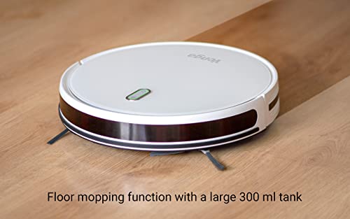 Venga! Robot Vacuum Cleaner with Mop, Easy to Use, 6 Cleaning Modes, Quiet Action, White, VG RVC 3000 BS