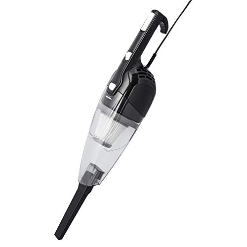 Amazon Basics 2-in-1 Corded Upright Vacuum Cleaner, ECO Motor, HEPA filtration, Lightweight Stick, Grey (UK)