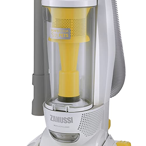 Zanussi ZAN2020UR Bagless Cyclonic Upright Vacuum Cleaner - White/Yellow