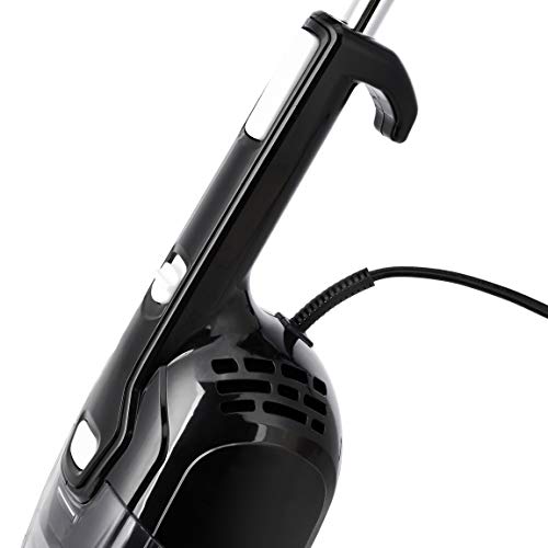 Amazon Basics 2-in-1 Corded Upright Vacuum Cleaner, ECO Motor, HEPA filtration, Lightweight Stick, Grey (UK)
