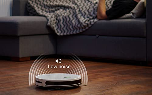 Venga! Robot Vacuum Cleaner with Mop, Easy to Use, 6 Cleaning Modes, Quiet Action, White, VG RVC 3000 BS