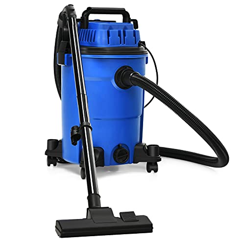 TANGZON Wet and Dry Vacuum Cleaner, 1200W Powerful 3 in 1 Vac Cleaner with Blower Function and Safety Protection, 25L Multi-Purpose Workshop Dust Extractor (Blue)