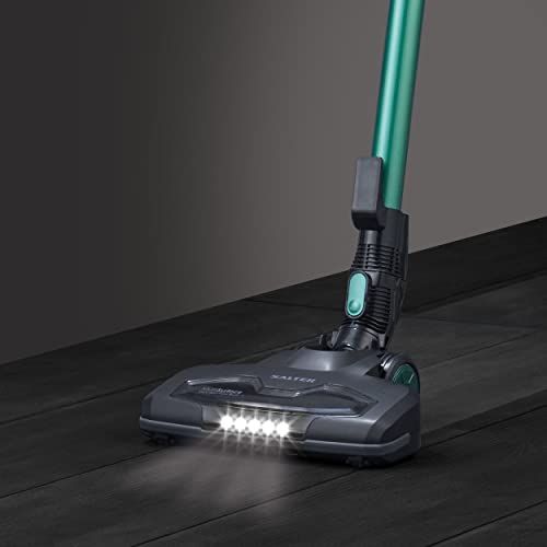 Salter SAL0046 Cordless Vacuum Cleaner - 22.2V Flexi Plus+ 2 In 1 Multi Surface Cleaner, Converts For Handheld Use, Includes Flexible Hose, 1.2L, 40 Minute Run Time, LED Motorised Floor Brush, Green