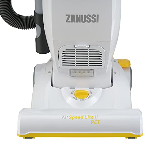 Zanussi ZAN2087PT Bagged Upright Vacuum Cleaner - White/Yellow