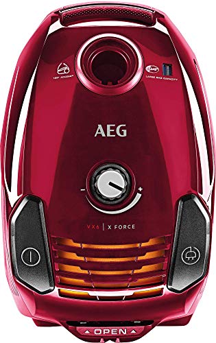 AEG VX6-2-RR, Bagged Cylinder, Raspberry Red