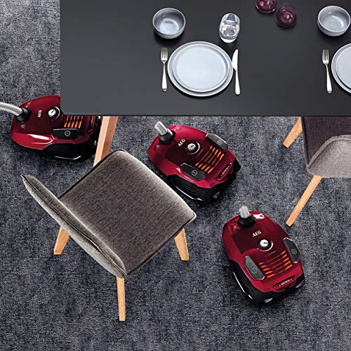 AEG VX6-2-RR, Bagged Cylinder, Raspberry Red