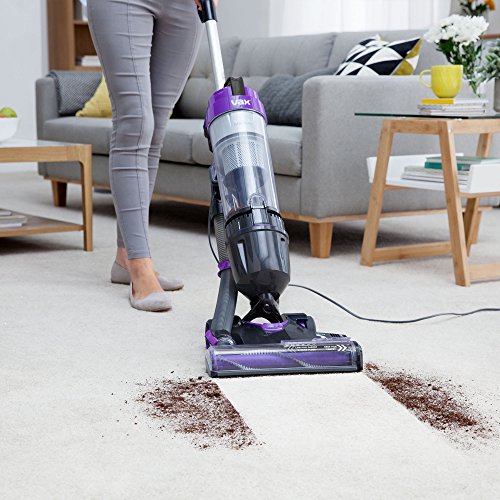 Vax Mach Air Upright Vacuum Cleaner | Powerful, Multi-cyclonic, with No Loss of Suction | Lightweight - UCA1GEV1, 1.5 Litre, 820W, Purple