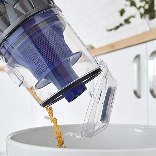 Tower TXP10PET Cylinder Vacuum Cleaner 700 W 2-in-1, Includes Turbo Pet Fur And Crevice Tool, HEPA Filter, Blue, 2 Litre Capacity