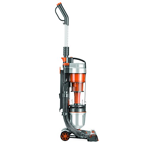 Vax Air Stretch Upright Vacuum Cleaner | Over 17m Reach | Powerful, Multi-cyclonic, with No Loss of Suction | Lightweight - U85-AS-Be, Silver and Orange, 820W