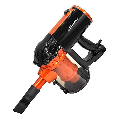 Belaco Corded Upright vacuum cleaner 600W 3 in 1 Stick handheld vacuum cleaner bagless HEPA and Multi cyclonic function portable and light weight