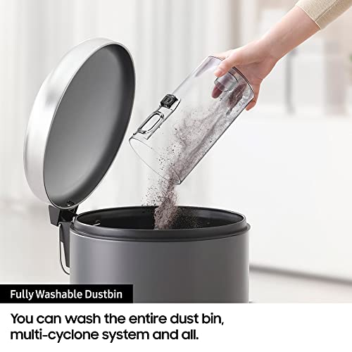 Samsung Jet 60 Turbo VS15A6031R4 Cordless Vacuum Cleaner, Max 150W Suction Power 40 min battery life, 2 in 1 flexible charger, compatible with clean station, Violet