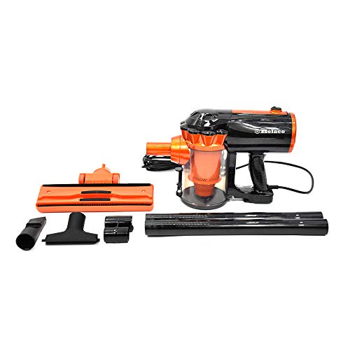 Belaco Corded Upright vacuum cleaner 600W 3 in 1 Stick handheld vacuum cleaner bagless HEPA and Multi cyclonic function portable and light weight