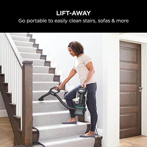 Shark Anti Hair Wrap Upright Vacuum Cleaner [NZ690UK] Powered Lift-Away, Anti-Allergen, Turquoise