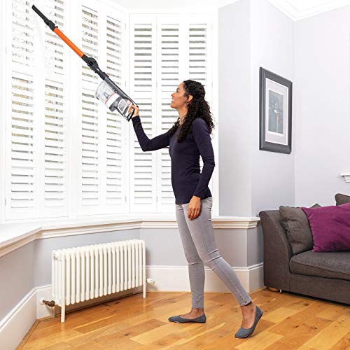 Shark Cordless Stick Vacuum Cleaner [IZ201UK] 40 Minute Run Time*, Anti Hair Wrap, Orange
