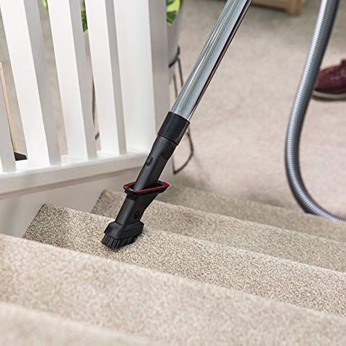 Russell Hobbs RHCV1611 Compact XS Cylinder Vacuum in Silver and Grey - Compact and Lightweight - 8 m Cleaning Radius