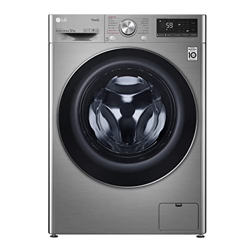 LG V7 F4V712STSE TurboWash 12kg Freestanding Washing Machine