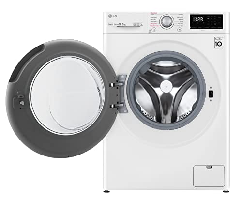 LG V3 F4V310WSE Steam 10.5kg Freestanding Washing Machine
