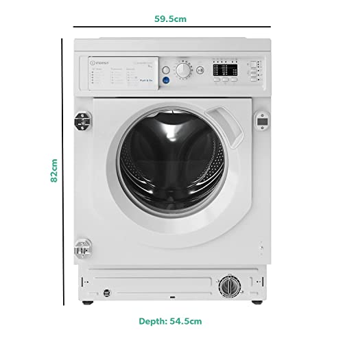 Built-in Washing Machine, 9kg load, 1400rpm, White