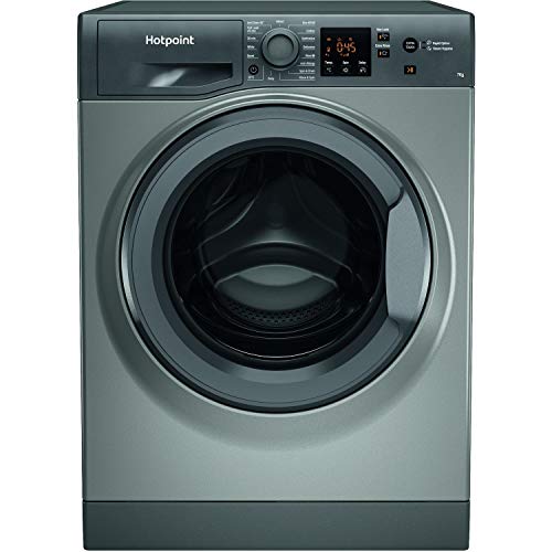 Hotpoint NSWM742UGGUKN 7kg 1400rpm Freestanding Washing Machine - Graphite