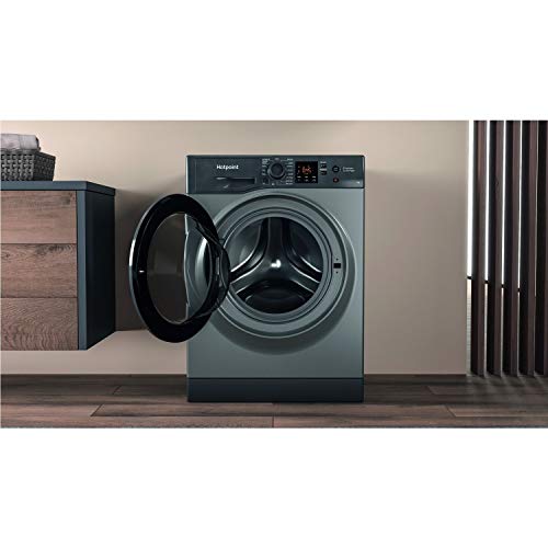 Hotpoint NSWM742UGGUKN 7kg 1400rpm Freestanding Washing Machine - Graphite