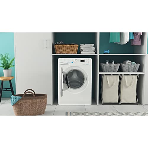 Indesit BWA 81485X W UK N Freestanding Washing Machine, 8kg load, rpm, White