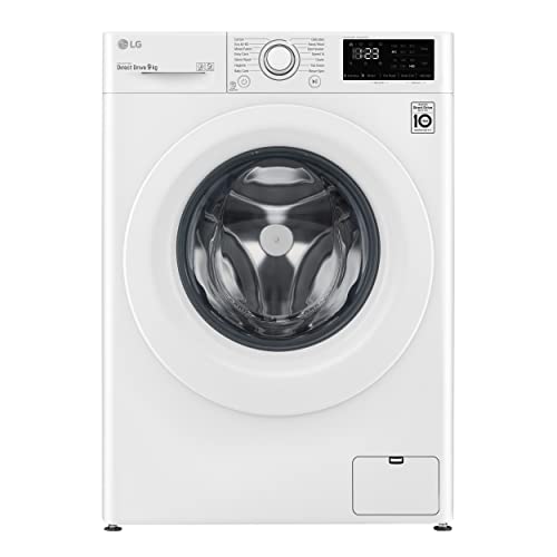 LG V3 F4V308WNW AI DD 9kg Freestanding Washing Machine