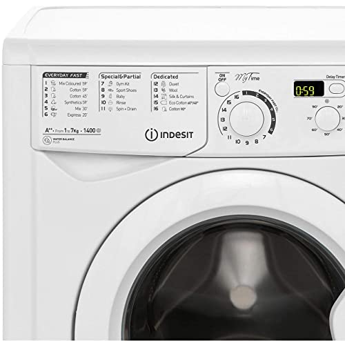 Indesit My Time EWD71452W 7Kg Washing Machine with 1400 rpm - White