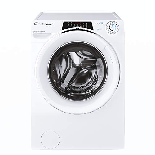 Candy Rapido RO1696DWMCE Freestanding Washing Machine, WiFi Connected, 9 kg Load, 1600 rpm, White
