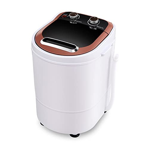 OFCASA Small Portable Washing Machine, Non Electric Washing Machine Spin Dryer, Portable Washing Machines 2 in 1, 220V Single Tub Washing Machines with Timer Control